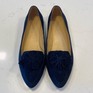 Talbots Francesca Flower in Indigo Blue Size 7